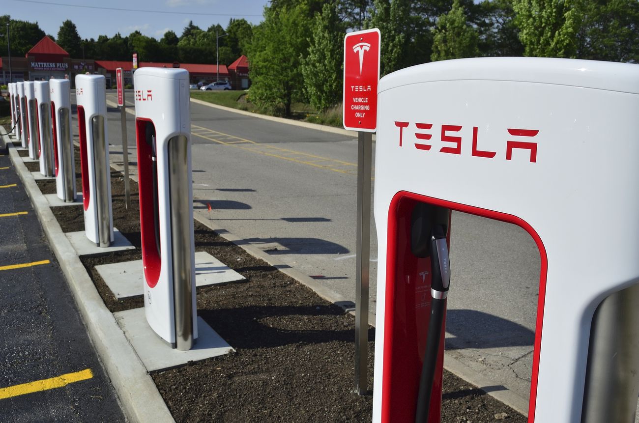 Tesla Supercharger, Location unknown, June